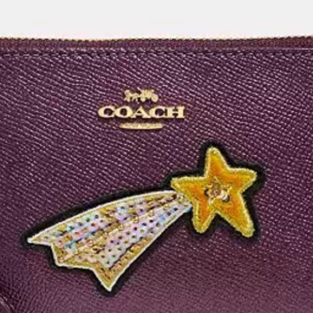 Coach Wristlet with Star Embellishments NWT - Picture 5 of 5